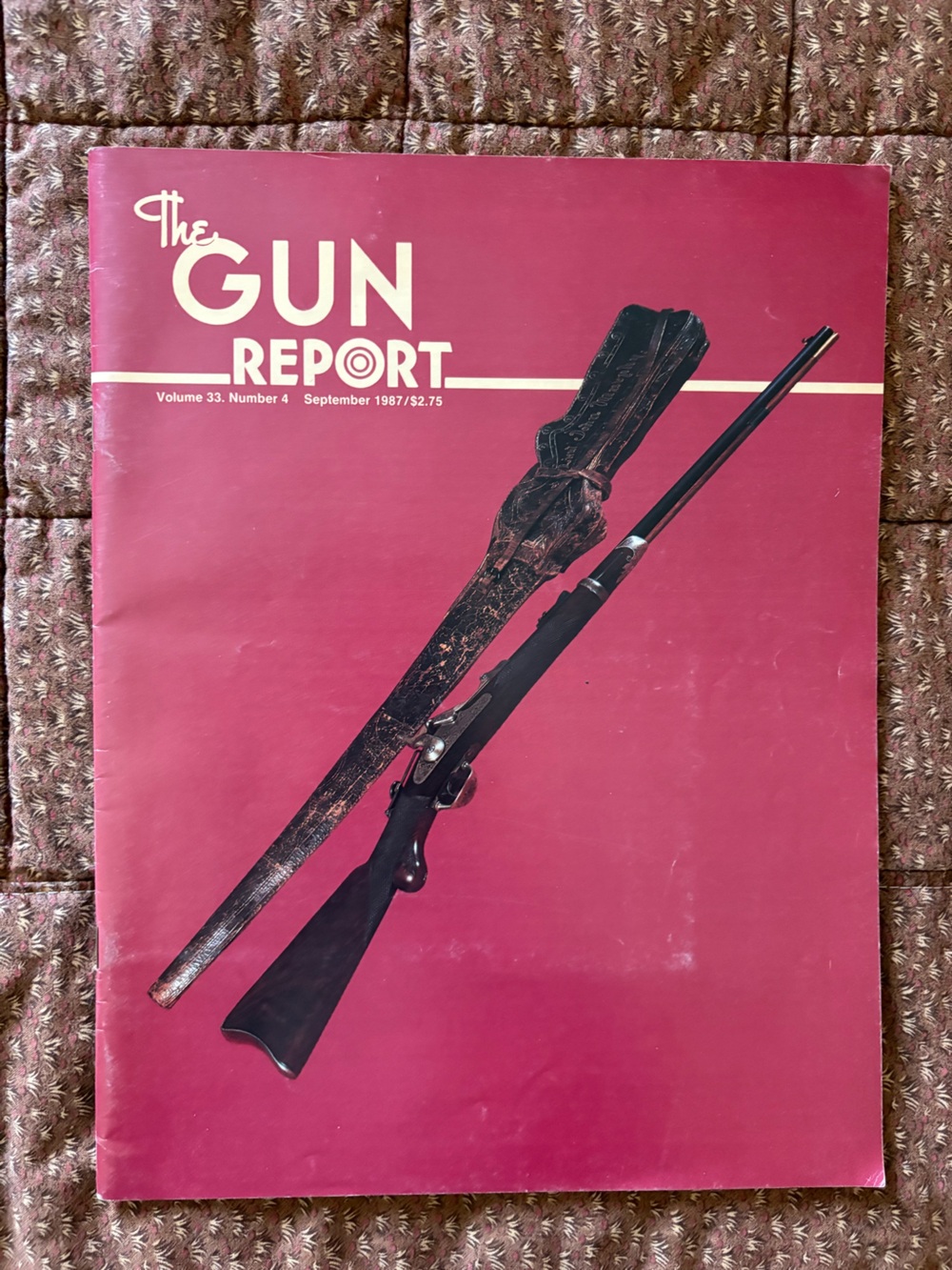 Vintage The Gun Report Magazine Vol 33 No 4 Sept 1987 Model 1975 Springfield